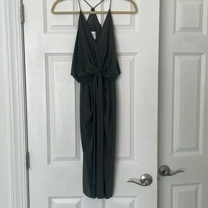 Misa Los Angeles draped midi dress